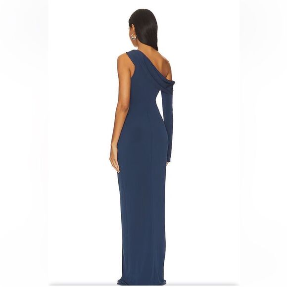 KATIE MAY Single Long Sleeve Mojave Gown Revolve Style KATR-WD370 XS NWT $270 - Picture 3 of 6